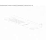 Stainless steel wall shower head Lipova