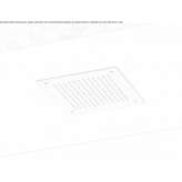 Stainless steel shower head mounted to the ceiling Lipova