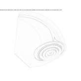 Wall-mounted shower head Borcka