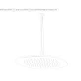 Shower head mounted to the ceiling Comales