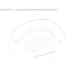 Built-in stainless steel shower head with LED mist Hoetting