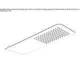 Wall-mounted rain shower Sarandi