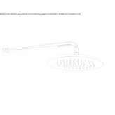 Wall-mounted shower head Comales