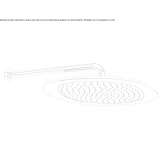 Wall-mounted shower head Comales