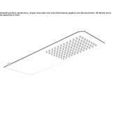 Wall-mounted rain shower Passons