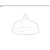 Round brass shower head mounted to the ceiling Politika