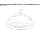 Ceiling-mounted rain shower Fogliano
