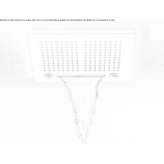 Built-in stainless steel shower head with chromotherapy Bradeni