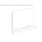 Wall-mounted waterfall shower Dilworth