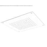 Built-in rain shower Potelych