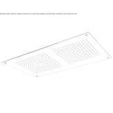 Built-in rain shower Mancos