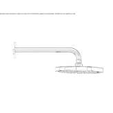 Wall head in chrome-plated brass Elshout