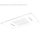 Built-in shower head with 2 sprays Mancos