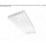 Wall-mounted rain shower made of steel and wood with an anti-limescale system Summit