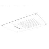 Built-in shower head with 3 sprays Mancos