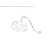 Wall-mounted rain shower Portets