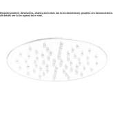Adjustable round stainless steel shower head Danforth