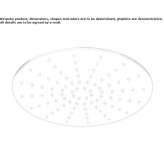 Adjustable round stainless steel shower head Danforth