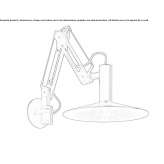 Adjustable brass shower head Zagarolo