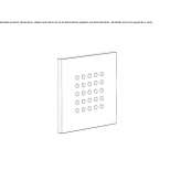 Side shower in chrome-plated brass Broulee