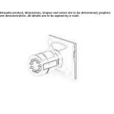 Side shower with anti-limescale system Zamostea