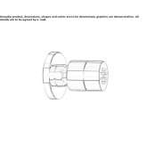 Adjustable side shower in stainless steel Akaa