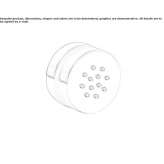 Side shower with adjustable 1 jet Pasewalk