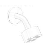 Adjustable metal side shower with 1 jet Minare