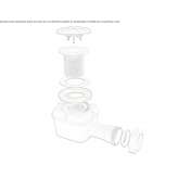 Shower drain made of polypropylene Rutino