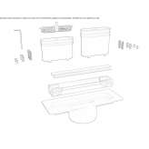 For shower and floor drains Kercem