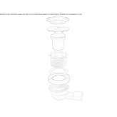 ABS shower drain Bunkie