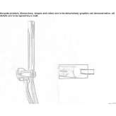 Steel shower head with hose Palleja