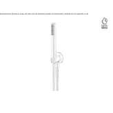 Wall-mounted shower head with handle Avella