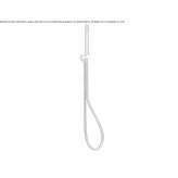 Wall-mounted shower head with hose Etriche