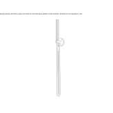Stainless steel wall shower with handle Sonico