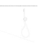 Shower head with handle Coux