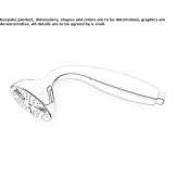 Hand shower with 1 jet Zamostea