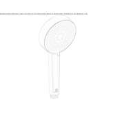 Aluminum shower head Shafer