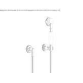 Wall-mounted shower with individual rosettes Hassel