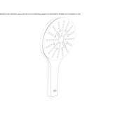 Wall-mounted shower with 3 jets Scaesti