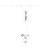 Hand shower for the bathtub Claix