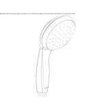 Hand shower with 1 jet Livyntsi
