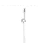 Wall shower with hose and holder Prosto