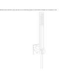 Wall-mounted shower head with anti-limescale system Rusko