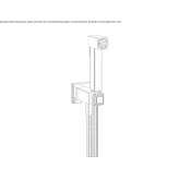 Brass shut-off valve for wall mounting Petina