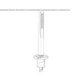 Wall-mounted shower head for the bathtub Mariabe