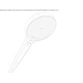 Hand shower with 3 jets in chrome-plated brass Stancea