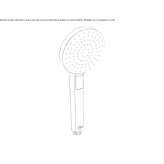 3-jet hand shower Sacu