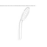 3-jet hand shower with anti-limescale system Areatza