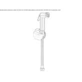 Wall cut-off with bracket Gouderak